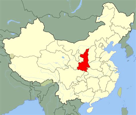西安在中国的位置 發財圖案